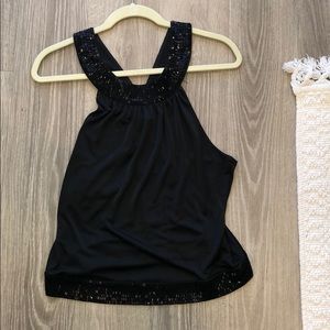 Silk beaded night out top